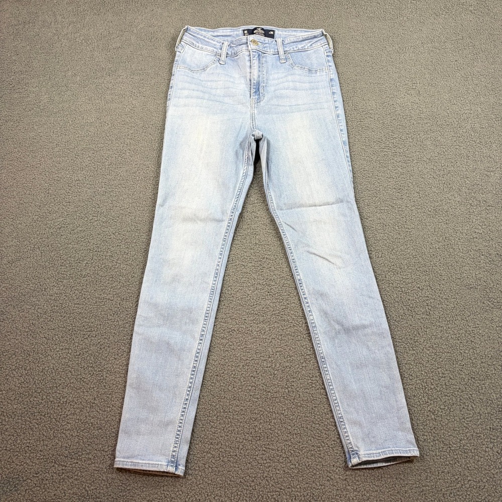 Hollister Jeans Womens 8S Light Blue High Rise Jean Legging Advanced Stretch